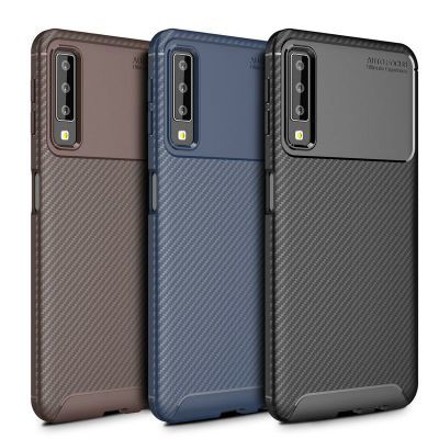 Galaxy A7 2018 Kılıf Patinda Negro Silikon Kapak