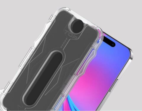 Apple iPhone 16 Patinda Kolay Uygulama Aparatlı 5D Magic Privacy Glass Hayalet Cam Ekran