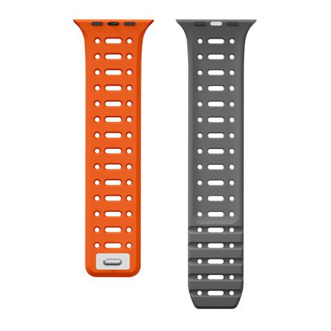 Apple Watch 10 42mm Patinda KRD-124 Silikon Kordon Strap Kayış