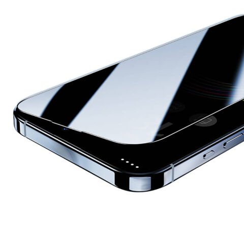 Apple iPhone 16 Pro Hidrofobik Ve Oleofobik Özellikli Benks Privacy Air Shield 0.4mm Ekran Koruyucu
