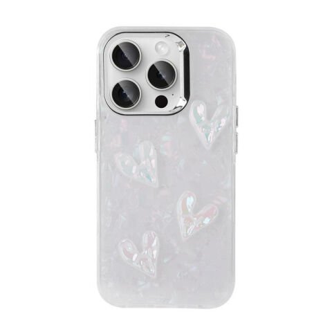 Apple iPhone 15 Pro Max Kılıf Kabartma Figürlü Parlak Patinda Eralli Silikon Kapak