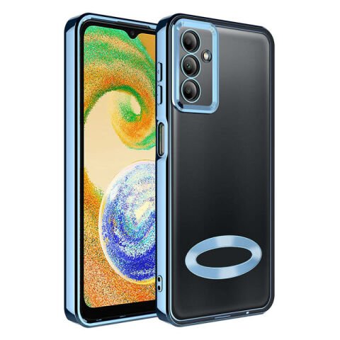 Galaxy A05S Kılıf Kamera Korumalı Logo Gösteren Patinda Omega Kapak