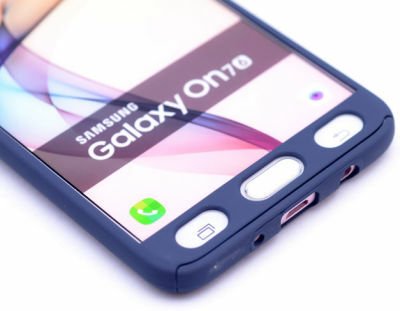 Galaxy J7 Prime Kılıf Patinda 360 3 Parçalı Rubber Kapak