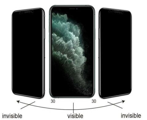 Apple iPhone 16 Pro Patinda Kolay Uygulama Aparatlı 5D Magic Privacy Glass Hayalet Cam Ekran