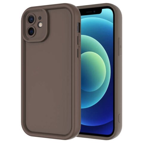 Apple iPhone 12 Kılıf Kamera Korumalı Patinda Ananas Kapak