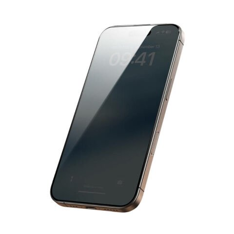 Apple iPhone 16 Hidrofobik Ve Oleofobik Özellikli Benks Privacy Air Shield 0.4mm Ekran Koruyucu