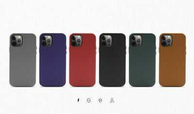Apple iPhone 12 Pro Kılıf ?Kajsa Litchi Kapak