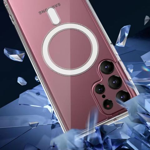 Galaxy S23 Ultra Kılıf Patinda Tacsafe Wireless Kapak