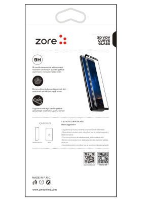 Galaxy S7 Edge Patinda 3D Vov Curve Glass Ekran Koruyucu