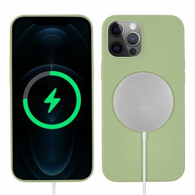 Apple iPhone 12 Pro Max Kılıf Patinda Silksafe Wireless Kapak