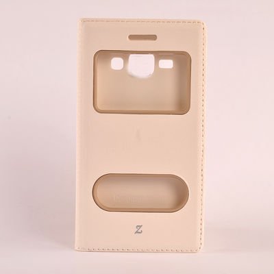 Galaxy J1 Kılıf Patinda Dolce Kapaklı Kılıf Pembe Koyu
