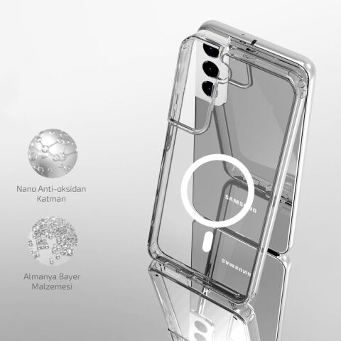 Galaxy S23 Plus Kılıf Patinda Tacsafe Wireless Kapak