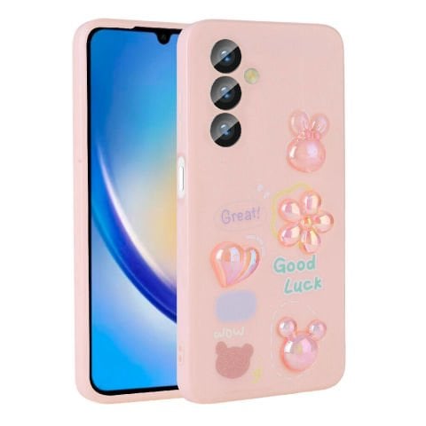 Galaxy A34 Kabartmalı Toys Kılıf