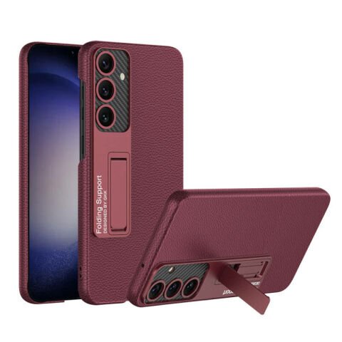 Galaxy S24 Plus Kılıf Patinda Kıpta Standlı Kapak