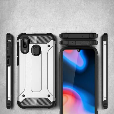 Galaxy A40 Kılıf Patinda Crash Silikon Kapak