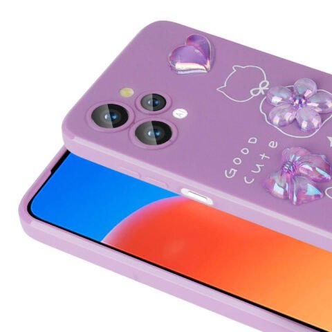 Xiaomi Redmi 12 4G Kılıf Kabartma Figürlü Parlak Patinda Toys Silikon Kapak