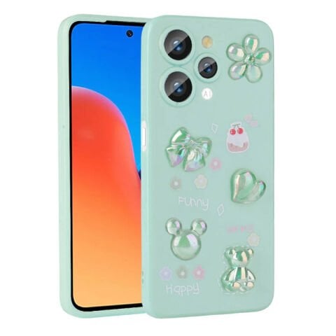 Xiaomi Redmi 12 4G Kılıf Kabartma Figürlü Parlak Patinda Toys Silikon Kapak