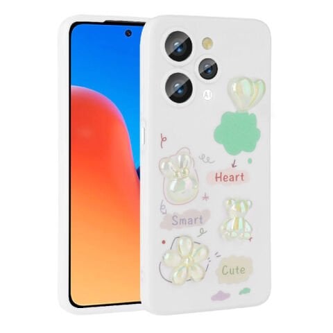 Xiaomi Redmi 12 4G Kılıf Kabartma Figürlü Parlak Patinda Toys Silikon Kapak