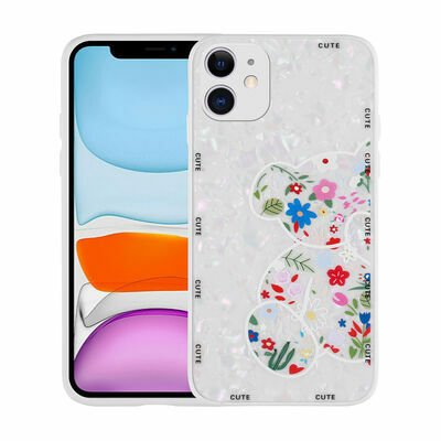 Apple iPhone 12 Kılıf Desenli Sert Silikon Patinda Mumila Kapak