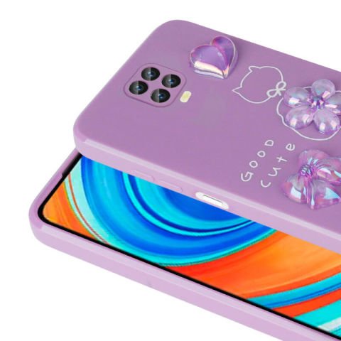 Xiaomi Redmi Note 9 Pro Kılıf Kabartma Figürlü Parlak Patinda Toys Silikon Kapak