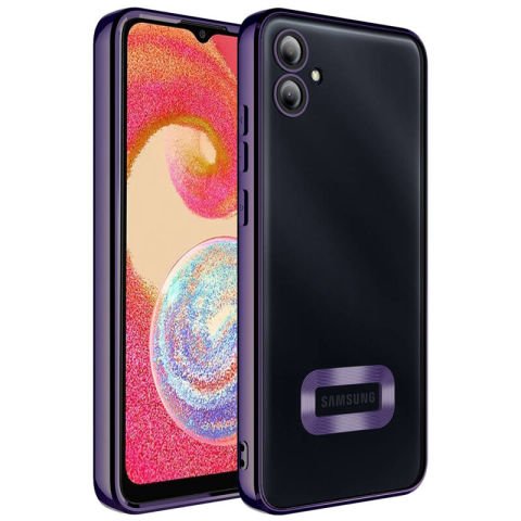 Galaxy A05 Kılıf Kamera Korumalı Logo Gösteren Patinda Omega Kapak