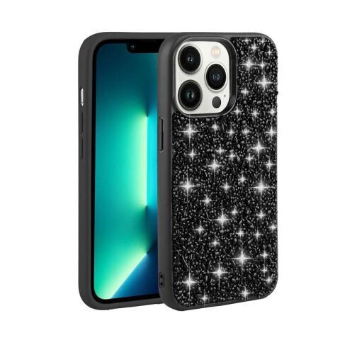 Apple iPhone 12 Pro Kılıf Parlak Taşlı Tasarım Patinda Linea Kapak