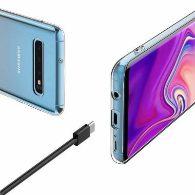 Galaxy S10 Kılıf Patinda Süper Silikon Kapak