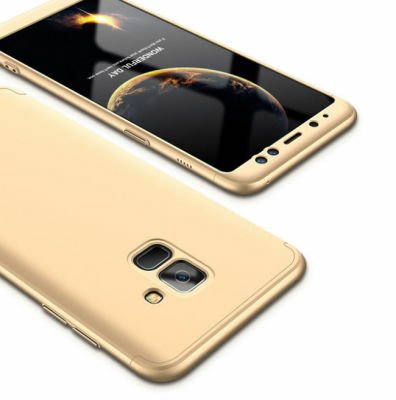 Galaxy A8 2018 Kılıf Patinda 360 3 Parçalı Rubber Kapak