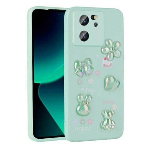 Xiaomi Mi 13T Pro Kılıf Kabartma Figürlü Parlak Patinda Toys Silikon Kapak