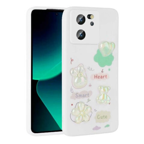 Xiaomi Mi 13T Pro Kılıf Kabartma Figürlü Parlak Patinda Toys Silikon Kapak