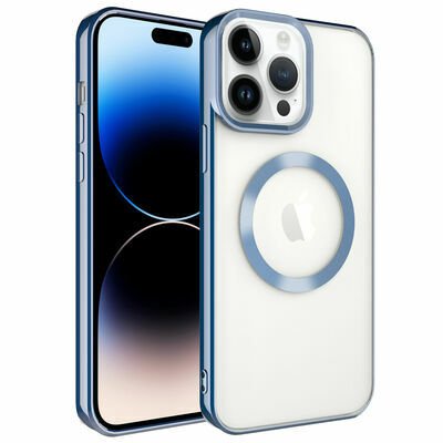 Apple iPhone 14 Pro Max Kılıf Magsafe Wireless Şarj Özellikli Patinda Setro Silikon