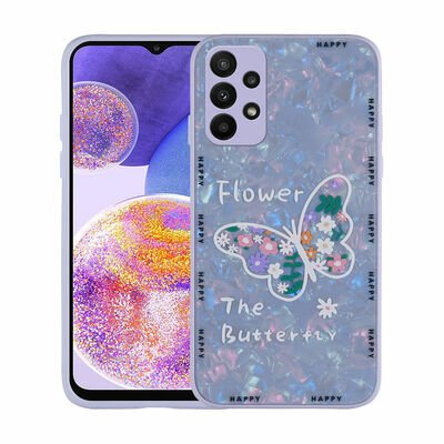 Galaxy A23 Kılıf Desenli Sert Silikon Patinda Mumila Kapak