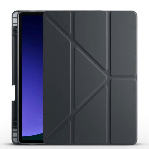 Galaxy Tab S9 Kılıf Patinda Tri Folding Kalem Bölmeli Standlı Kılıf