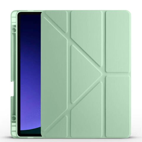 Galaxy Tab S9 Kılıf Patinda Tri Folding Kalem Bölmeli Standlı Kılıf