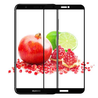 Huawei Y7 2018 Patinda Kenarları Kırılmaya Dayanıklı Cam Ekran Koruyucu