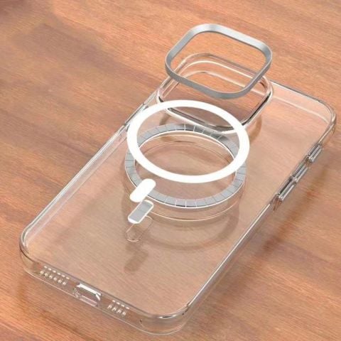 Apple iPhone 14 Pro Max Kılıf Patinda Wireless Şarj Özellikli Şeffaf Efsane Kapak
