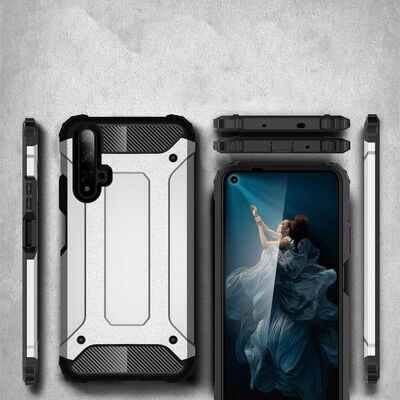 Huawei Honor 20 Kılıf Patinda Crash Silikon Kapak