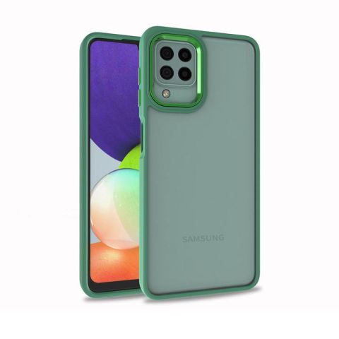 Galaxy A22 4G Kılıf Patinda Flora Kapak