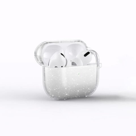 Apple Airpods 3. Nesil Patinda Allstar Airbag 32 Parlayan Simli Saydam Renkli Kılıf