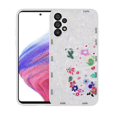 Galaxy A13 4G Kılıf Desenli Sert Silikon Patinda Mumila Kapak