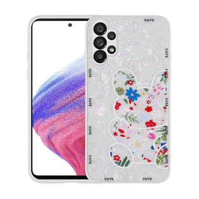 Galaxy A13 4G Kılıf Desenli Sert Silikon Patinda Mumila Kapak
