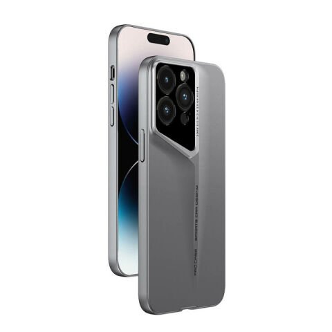 Apple iPhone 15 Pro Kılıf Ultra İnce Kamera Korumalı Sert Rubber Patinda Procase Kapak