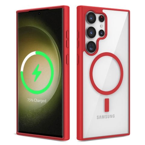Galaxy S23 Ultra Kılıf Magsafe Wireless Şarj Özellikli Silikon  Ege Kılıf