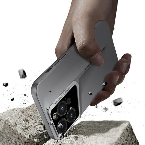 Apple iPhone 15 Pro Max Kılıf Ultra İnce Kamera Korumalı Sert Rubber Patinda Procase Kapak