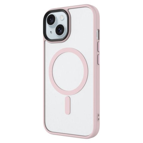 Apple iPhone 14 Kılıf Mat Arka Yüzey Wireless Şarj Özellikli Patinda Flet Magsafe Kapak