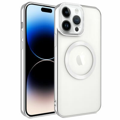 Apple iPhone 14 Pro Kılıf Magsafe Wireless Şarj Özellikli Patinda Setro Silikon