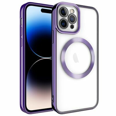 Apple iPhone 14 Pro Kılıf Magsafe Wireless Şarj Özellikli Patinda Setro Silikon