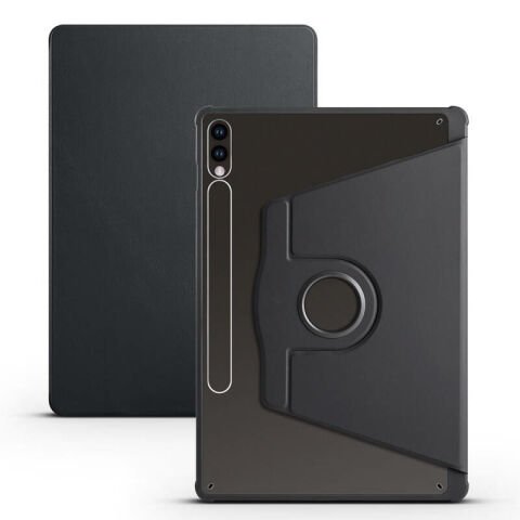 Galaxy Tab S9 Plus Kılıf Patinda Termik Kalem Bölmeli Dönebilen Standlı Kılıf