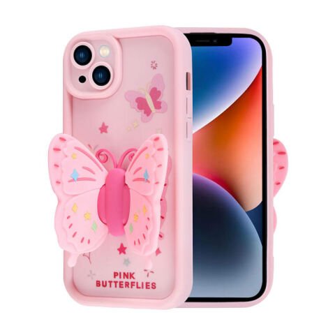Apple iPhone 14 Kılıf Kamera Korumalı Figür Tasarımlı Patinda Kapya Kapak