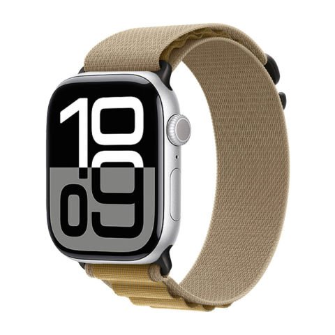 Apple Watch 10 42mm Patinda KRD-74 Hasır Kordon